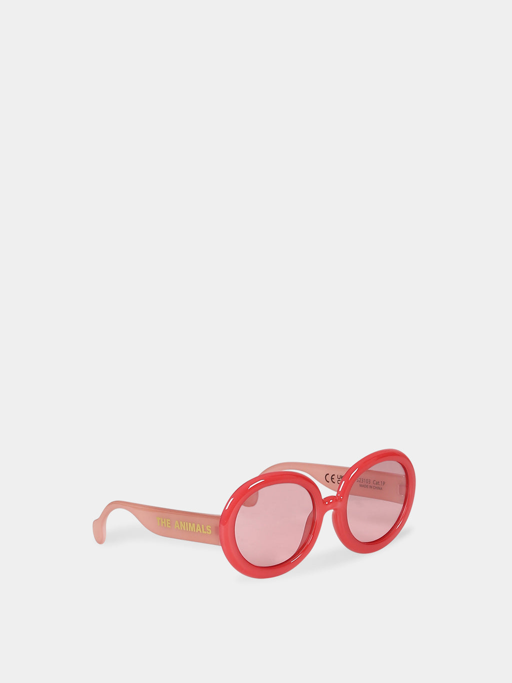 Lunettes de soleil fuchsia pour fille avec logo